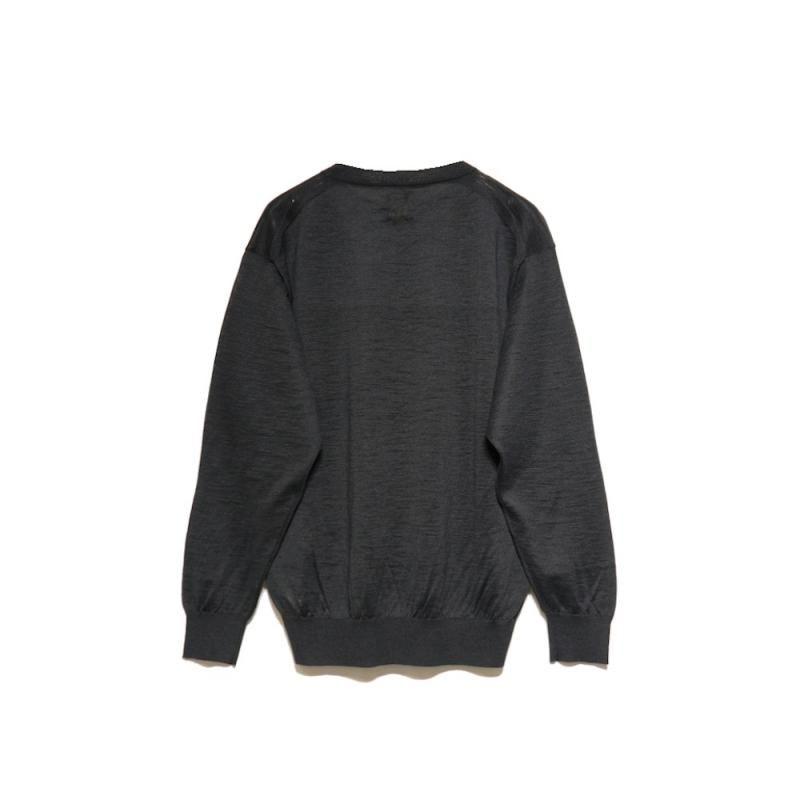 CHOMA CREW NECK (BN-25SM-058 Black) BATONER - A.I.R.AGE