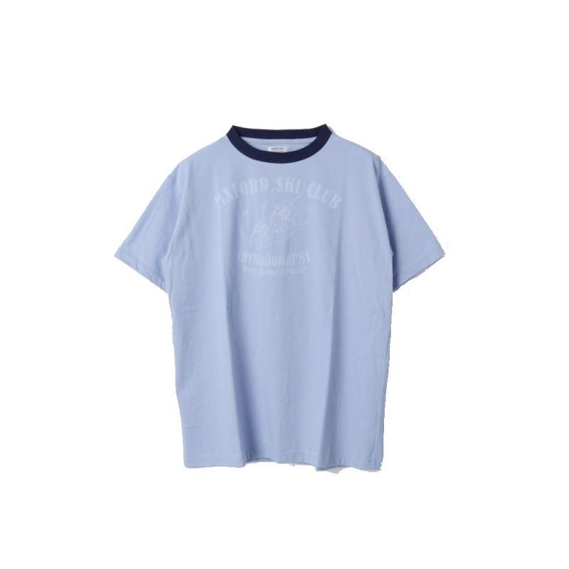 MAATEE&SONS マーティーアンドサンズ PRINT TEE SKI Mens MAATEE&SONS Print tee MASCONTEE（Red）Size 2.3 Print