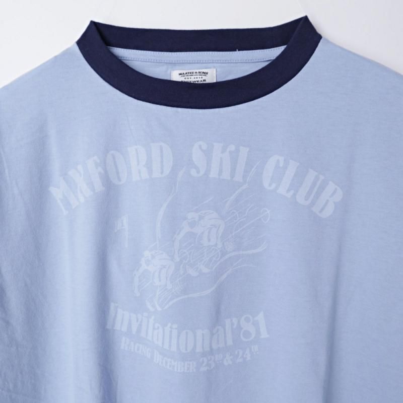 MAATEE&SONS マーティーアンドサンズ PRINT TEE SKI PRINT TEE SKI (MT5103-0811B Blue) MAATEE＆SONS - A.I.R.AGE