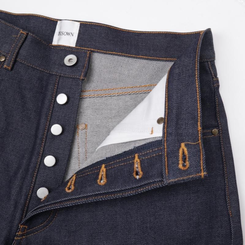 BISOWN WIDE DENIM (25W-BIS-PT31R Indigo Rizid) BISOWN
