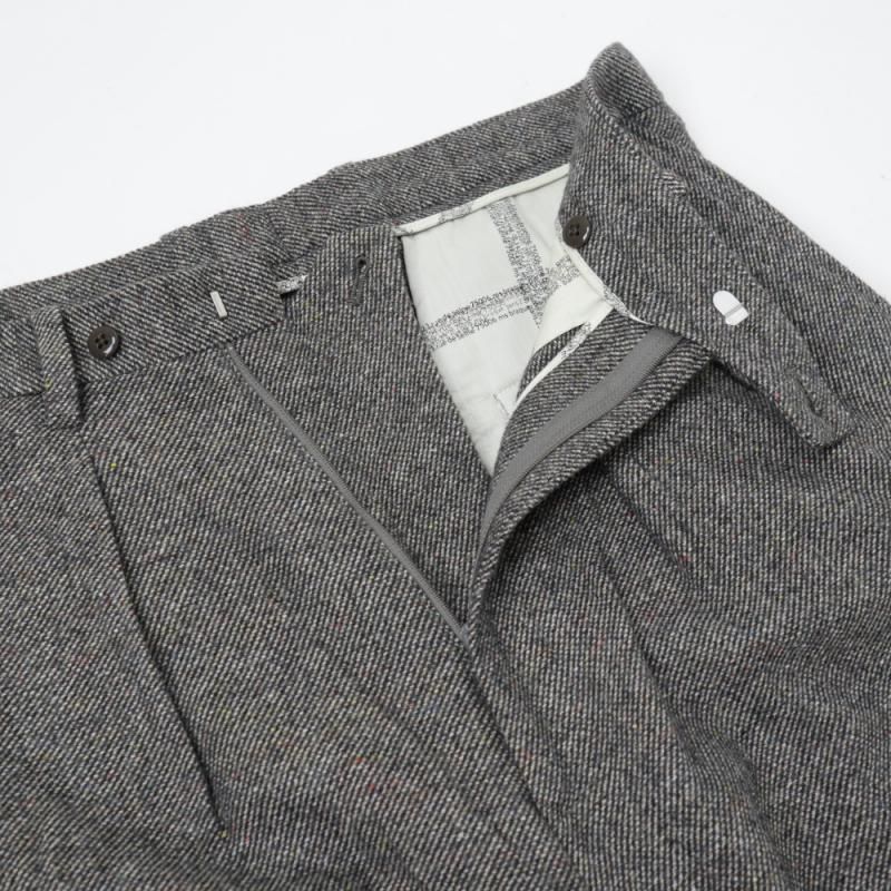 TUCKED BAGGY PANTS (BMPT-48 Mix Brown) m's braque - A.I.R.AGE