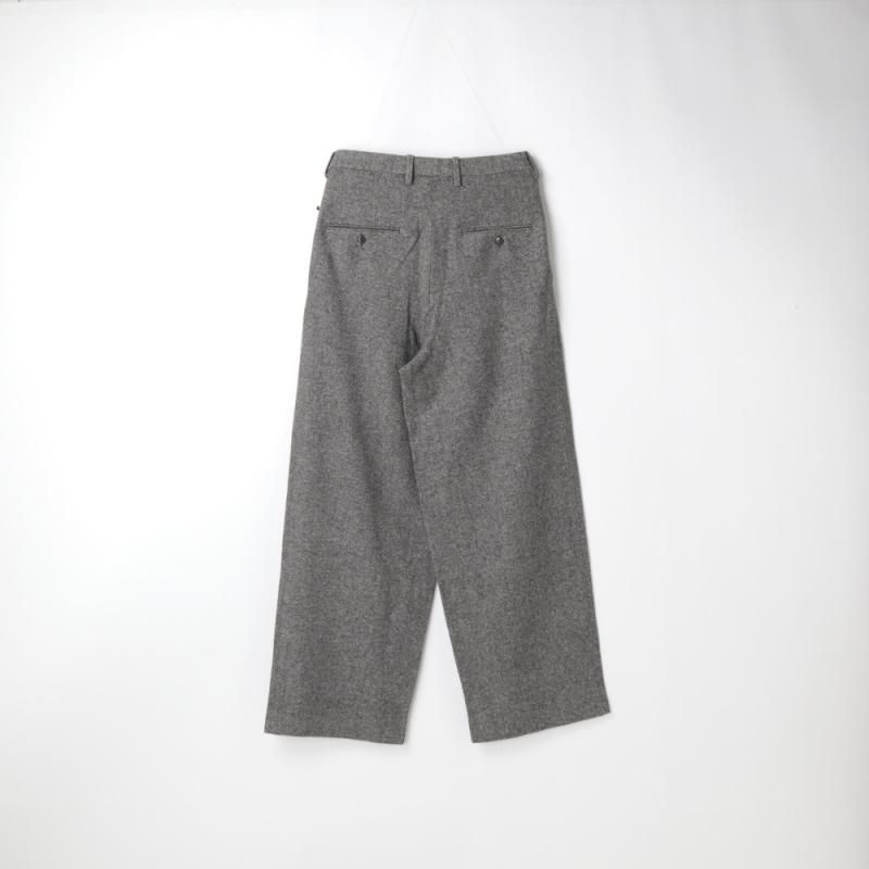TUCKED BAGGY PANTS (BMPT-48 Mix Brown) m's braque - A.I.R.AGE