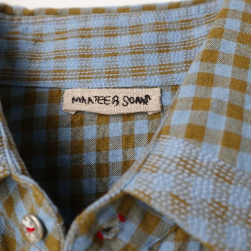 GUPTA (MT5303-0605 Blue Khaki Plaid) MAATEE＆SONS - A.I.R.