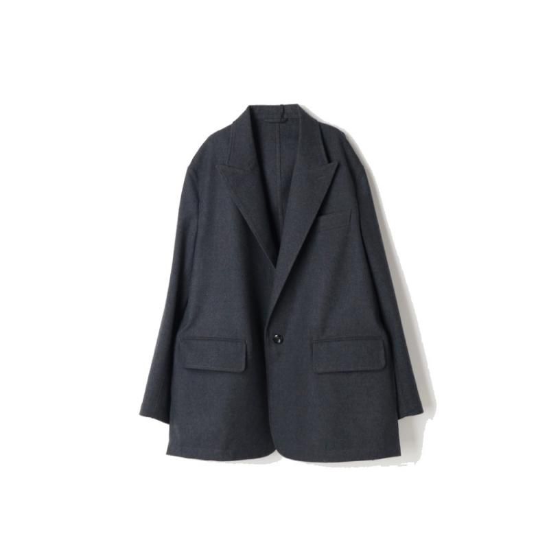 【新品未使用タグ付き】 AKRIS ケープ ジャケット サイズ36 ホワイト セットアップ対応】ファンシーツイード ノーカラー ジャケット