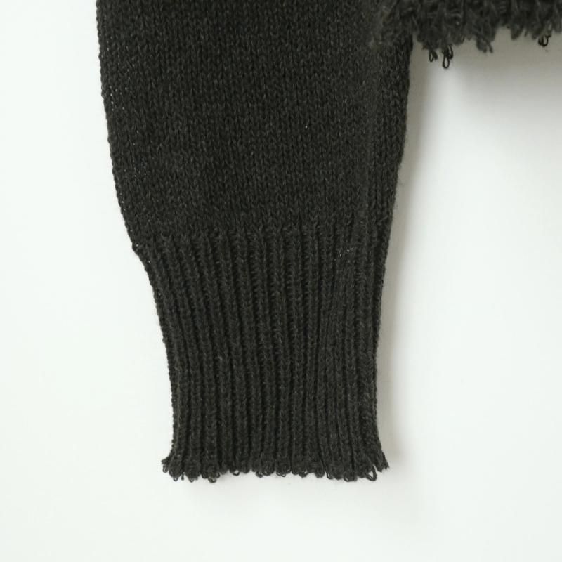 トップス 25AW MAATEE&SONS CA/G/S Loose V Sweater2 CA/G/S Loose V Sweater(2(MEN) Charcoal/チャコール): MAATEE&SONS