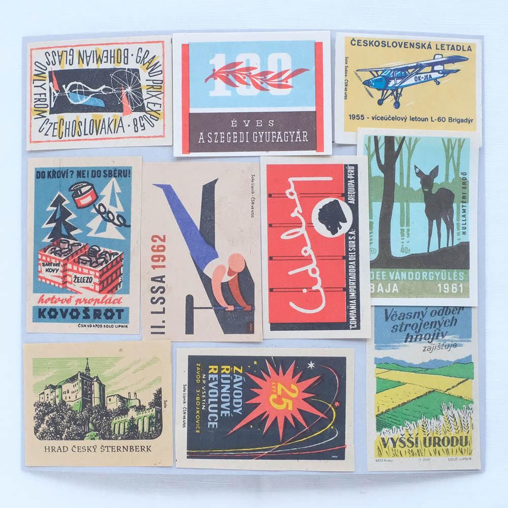 東欧のマッチラベル 10枚セット - チャルカお買いものサイト／CHARKHA