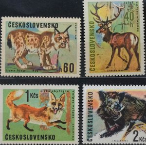 チェコスロヴァキアの切手／野生動物