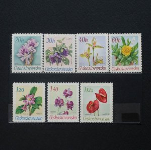 チェコスロヴァキアの切手／ランの花
