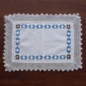 編み図DL】スクエアモチーフ繋ぎのドイリーの編み方 / crochet
