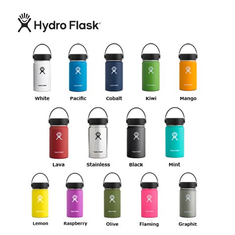 ハイドロフラスク 12オンス ワイドマウス | HYDRO FLASK 12oz WIDE