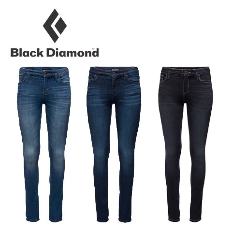 ブラックダイアモンド ウィメンズフォージドデニムパンツ| BLACK