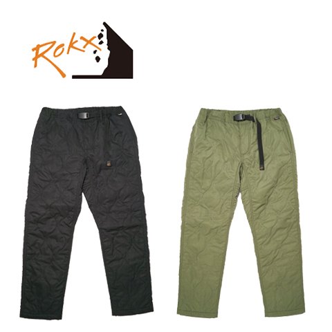 ロックス キルトワークパンツインシュレーテッド ポーラテックパワーフィル | ROKX QUILT WORK PANT INSULATED  POLARTEC POWER FILL - クライミング・アウトドアブランドの通販サイト｜ODonlinestore