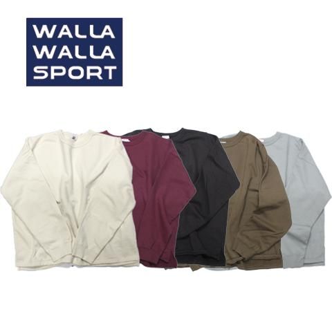 【30% OFF】WALLA WALLA SPORTS (ワラワラスポーツ) L/S BOX SWEAT / ロングスリーブボックススウェット WALLA WALLA SPORTS (ワラワラスポーツ) L/S BOX SWEAT / ロング