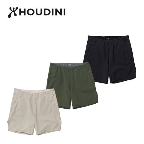 【新品】HOUDINI　フーディニ　ペースウインドショーツ（色：黄　サイズ：S）