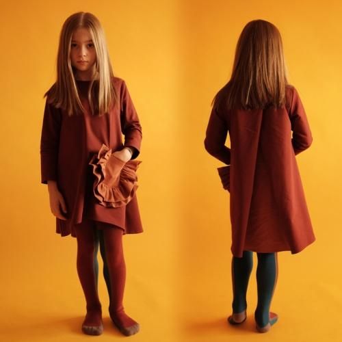 Littowa リトワ Wolf Rita ウルフアンドリタ 17aw Dress Claudia Bordeaux Kids Littowa リトワ Wolf Rita ウルフアンドリタ 17aw Dress Claudia Bordeaux Kids