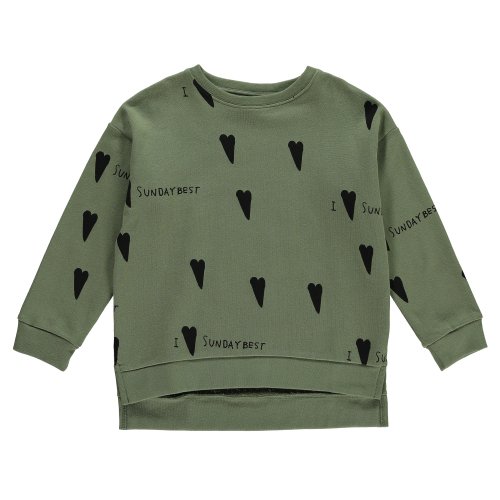 Beau Loves ビューラブズ Relaxed Fit Sweater Moss I Love Sunday インポート子供服 の通販 リトワ