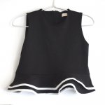 【SALE】carbon soldier カーボンソルジャー THE FUS TOP - BLACK/IVORY