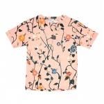 POPUPSHOP. / ݥåץåץå/ SUMMER TEE  - AOP NUDE ROSE FLOWER
