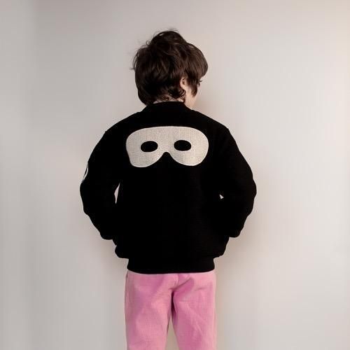 BEAU LOVES ビューラブズ Bomber Wool Jacket - Black + Orange Lining