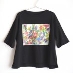GRIS × FJD × Littowa FLOWERS T-shirts - BLACK