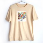 GRIS × FJD × Littowa FLOWERS T-shirts - BEIGE (ADULT)