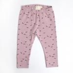 Mini Sibling Slim Pants - Petal Bow AOP