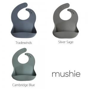 MUSHIE - Silicone Bib - Cool Color