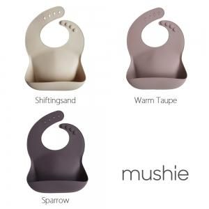 MUSHIE - Silicone Bib - Neutral Color