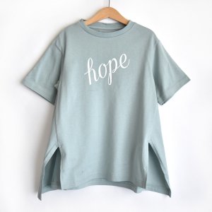 【GRIS】Back Flare T-shirts - Turquois