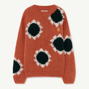 <img class='new_mark_img1' src='https://img.shop-pro.jp/img/new/icons24.gif' style='border:none;display:inline;margin:0px;padding:0px;width:auto;' />TAO / THE ANIMALS OBSERVATORY / FLOWER BULL KIDS SWEATER / ORANGE