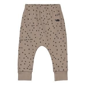 BEAU LOVESWashed Brown Wish Upon A Star Baby Fleece Pants