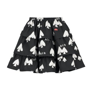 【BEAU LOVES】Black Ace Trio Tiered Skirt