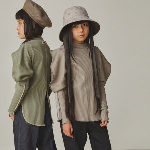 【GRIS】Elephant Sleeve Shirt / Ash Gray