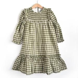 <img class='new_mark_img1' src='https://img.shop-pro.jp/img/new/icons24.gif' style='border:none;display:inline;margin:0px;padding:0px;width:auto;' />the new societyDOMINIQUE DRESS / HERB CHECK