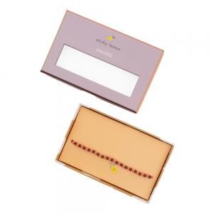 sticky lemonbracelet | lemon (cherry red + berry swirl)