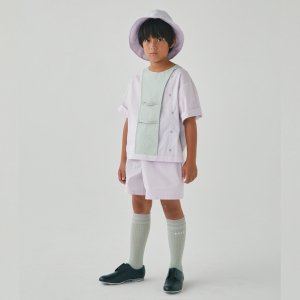 【GRIS】 Reversible Insideout Short Pants - Lavender