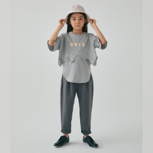 【GRIS】Tapared Pants - Steel Gray