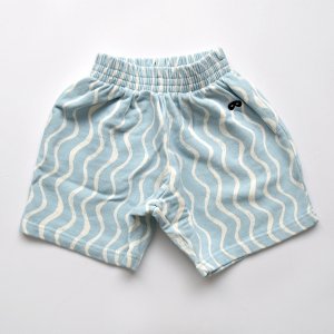 <img class='new_mark_img1' src='https://img.shop-pro.jp/img/new/icons47.gif' style='border:none;display:inline;margin:0px;padding:0px;width:auto;' />【BEAU LOVES】Sky Blue Wiggle Print Shorts