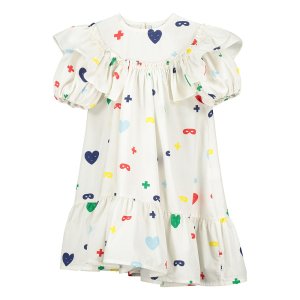 <img class='new_mark_img1' src='https://img.shop-pro.jp/img/new/icons47.gif' style='border:none;display:inline;margin:0px;padding:0px;width:auto;' />【BEAU LOVES】Colours Hearts + Masks Print Ren Dress