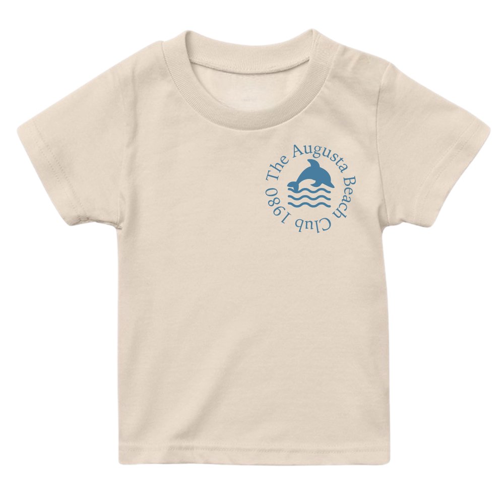 受注生産]SUMMER TEE - The Augusta Beach Club - BLUE -Littowa