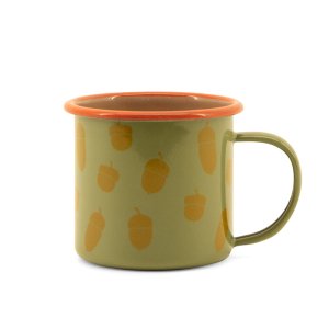 【sticky lemon】enamel mug | map green