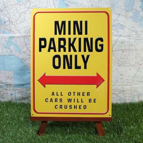ブリキ看板 Mini Cooper ミニ クーパー Mini Parking Only 輸入ブリキ看板専門店 Ryukyu Showcase ブリキ看板 Mini Cooper ミニ クーパー Mini Parking Only 輸入ブリキ看板専門店 Ryukyu Showcase