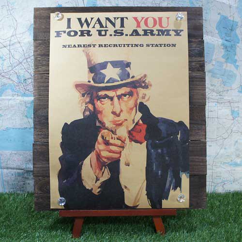 ポスター】Uncle Sam／アンクル・サム I Want You - -輸入ブリキ看板専門店- RYUKYU SHOWCASE