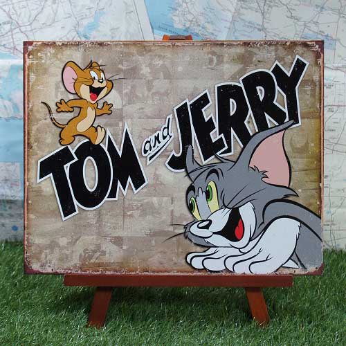 ブリキ看板】Tom and Jerry／トムとジェリー - -輸入ブリキ看板専門店- RYUKYU SHOWCASE