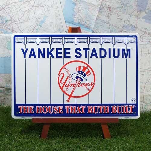 ブリキ看板】Yankees／ヤンキース The House That Ruth Built - -輸入ブリキ看板専門店- RYUKYU SHOWCASE