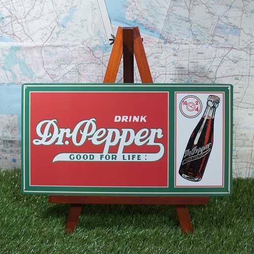 ブリキ看板】Dr. Pepper／ドクターペッパー Good for Life
