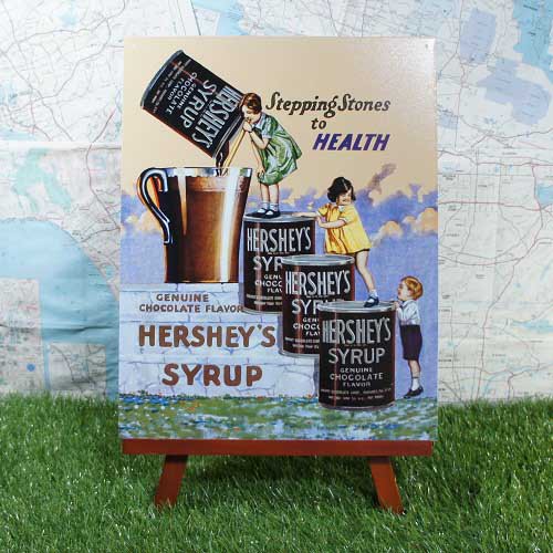 ブリキ看板】Hershey's／ハーシーズ Syrup - -輸入ブリキ看板専門店