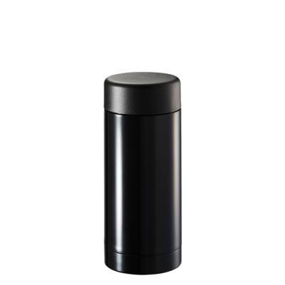 ノベルティ 販促品 粗品 景品用としてオススメなステンレスドリンクボトル 200ml ブラックです ノベルティ 販促品 粗品 景品用としてオススメなステンレスドリンクボトル 200ml ブラックです
