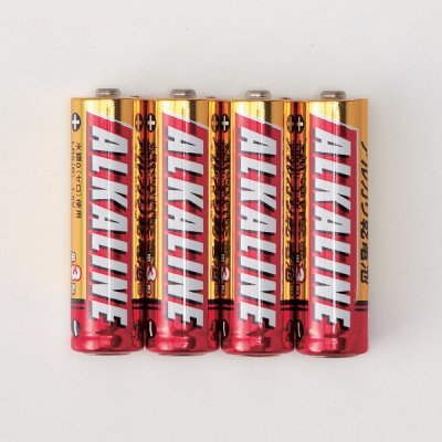三菱アルカリ単三乾電池４個パック