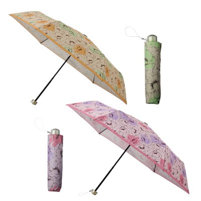 ニュアンスフラワー晴雨兼用折りたたみ傘　１個